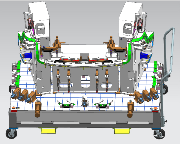 汽车保险杠检具